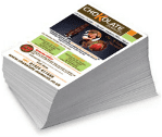 offset printed leaflets